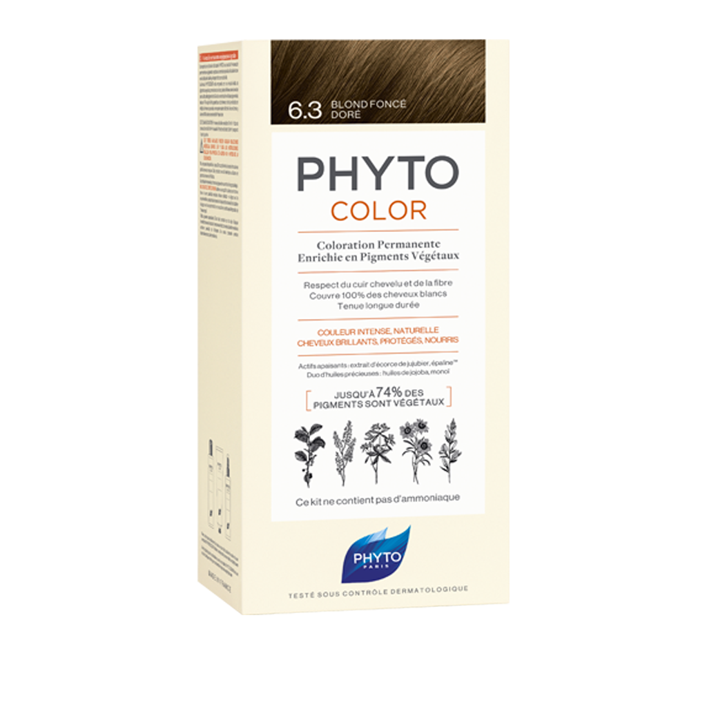 PHYTOCOLOR Permanente Coloration - 6.3 Dunkles Goldbraun - Phyto